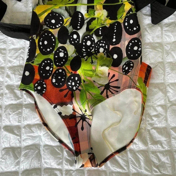 Clover Canyon back wrap one piece swimsuit - Picture 2 of 7